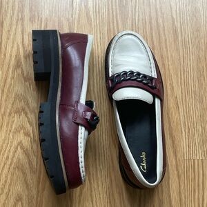 Clark’s Orianna Edge two tone loafers